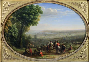Le siège de La Rochelle par Louis XIII (1601-43) octobre 1628, c.1631